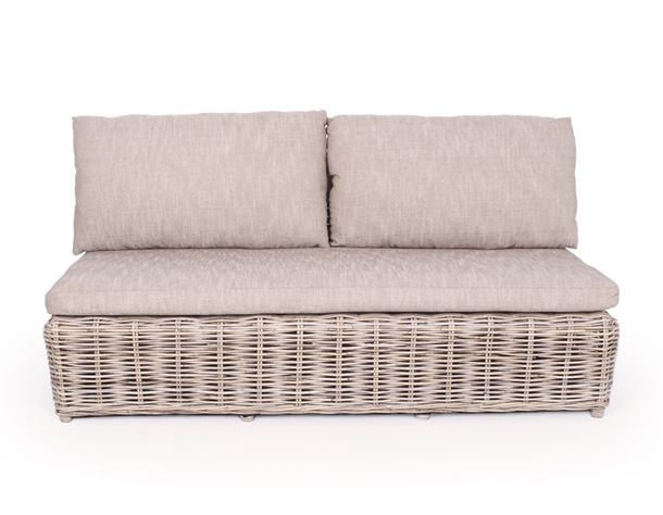 Kubu Sofa u/armlæn - Naturrattan - 2 pers.